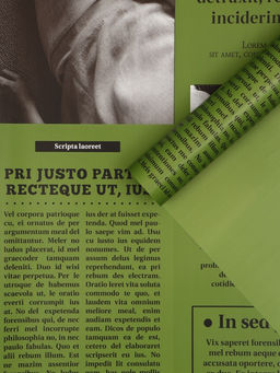 Цена за 15 шт. Плёнка флористическая «Газета любви», травянной, 65 мкм, 50×57±1 см