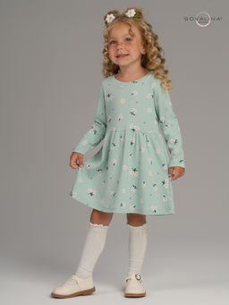 Платье Элла мятный букетик