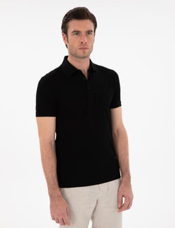 Black Slim Fit Basic T -For - Cacharel фото 3