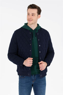 Мужской вязаный кардиган с каменным воротником-стойкой Неожиданная скидка в корзине