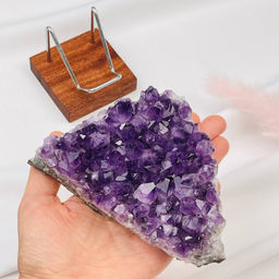Друза Аметиста на подставке - Радуга самоцветов фото 2