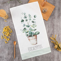 Полотенце Этель Green tree 40х70см, 100% хлопок, вафля