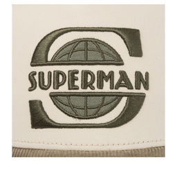 Бейсболка CAPSLAB арт. CL/DC12/1/PCTPLANB DC Comics Superman (кремовый / оливковый)