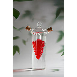 Бутыль для соусов и масла 2 в 1 «Фьюжн. Виноград», 300/50 мл, 11×6.5×18 см, стекло