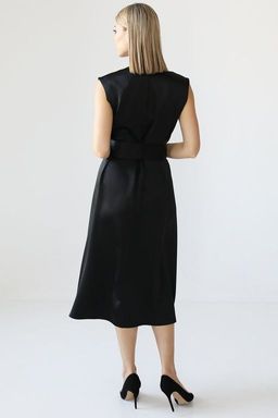 Платье из шелка с поясом в комплекте - Looklikecat фото 5