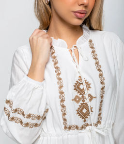 Платье #КТ88810, белый - Dommod фото 5