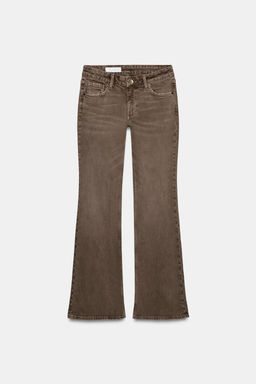 JEANS TRF BOOTCUT TIRO BAJO / Marr?n