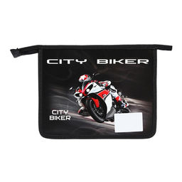Папка для тетрадей А5, 195 х 245 х 50 мм, молния сверху, К 31ШК5, Сити байкер (объемный 3D-рисунок), ламинированный картон/текстиль - Calligrata фото 3