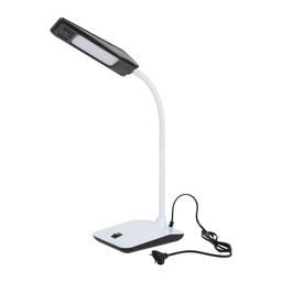 TLD-545 Black-White/LED/350Lm/3500K Светильник настольный, 4W. Механический выключатель. Черный с белым. ТМ Uniel