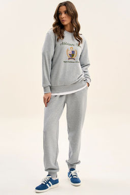 Костюм GO F3107E/50-04.164-170 серый меланж