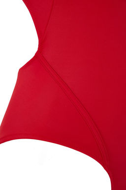 TRENDYOLMILLA K?rm?z? Halter Yaka S?rt Dekolteli Regular Mayo TBESS25MA00038  фото 6