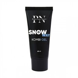 Комби гель Snow Way молочный мерцающий