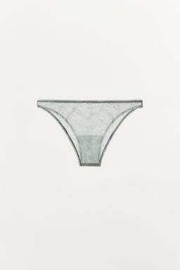 BRAGUITA MESH PUNTILLA / Gris - Zara фото 4