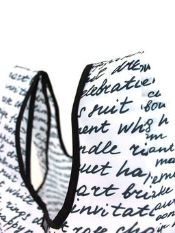 Мод.3, Майка маленькая Принт (SS3pr). Прописи - Moshna фото 3