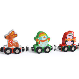 Шнуровка "Новогодний паровозик"в пакете