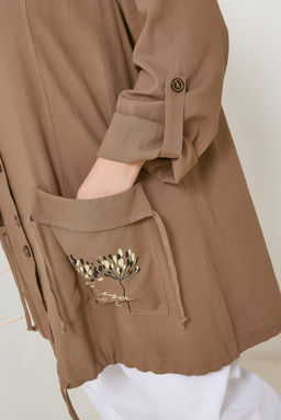 Туника Luxury Moda 1106 хаки