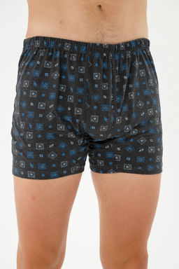 Трусы-боксеры мужские из кулирки антрацит - Амадэль фото 4