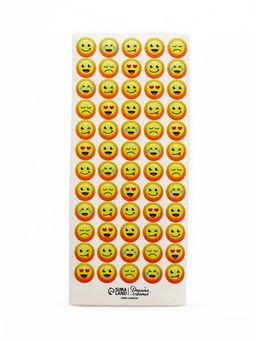 Цена за 3 шт. Наклейки детские оценки «Эмоции», 7×16 см, 10 листов