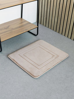 Коврик для туалета 50x60 бежевый полиэстер 100%