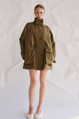 OVERSIZE PARKA ZW COLLECTION - Zara фото 2