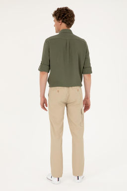U. S. Polo Assn / Мужские брюки из плотной ткани светло-хаки - U.s. polo assn фото 10