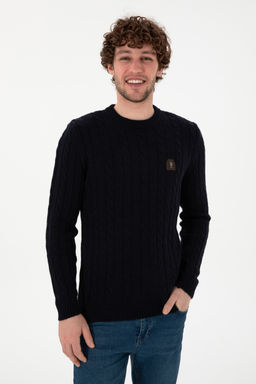 Erkek Regular Fit Bisiklet Yaka Lacivert Kazak - U.s. polo assn фото 10