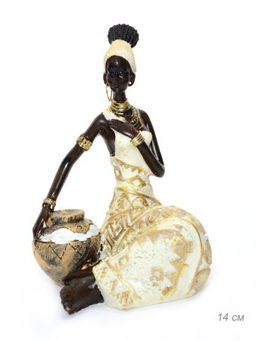 Статуэтка Африканка 14 см / 26226E /уп 48/ - Галеонтрейд фото 4