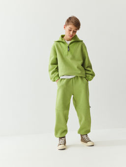 Свитшот Лайм утепленный 7+ - Bungly фото 6