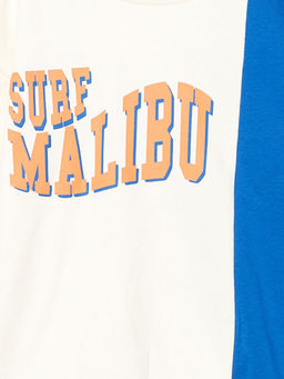 Bisiklet Yaka Bask?l? Kal?n Erkek ?ocuk Sweatshirt