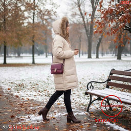 Куртка зимняя с капюшоном