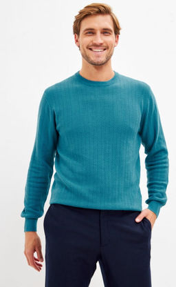 Джемпер F221-15-537 l.turquoise - Fine joyce фото 2