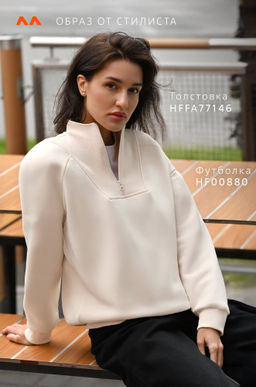 Женская толстовка из футера с начесом Happyfox