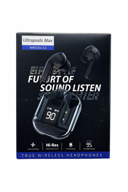 Наушники Bluetooth с микрофоном (X55) черные, зарядное устр-во с дисплеем