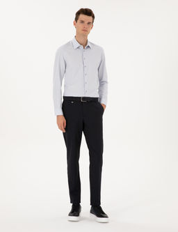 Gri Slim Fit Arm_rl_ Uzun Kollu G_mlek