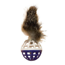 Игрушка д/к Мяч-забава с мехом 4см, упаковка (10шт),164174, Пирей