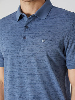 Polo Yaka K?sa Kollu Desenli Pike Erkek Ti??rt