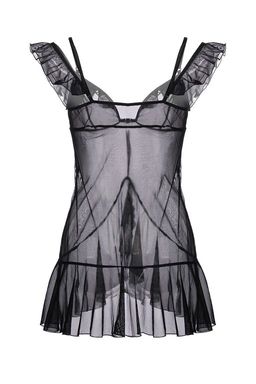 Комбинация Erolanta Marianna с бретелями-крылышками, черный (54-56)  фото 10