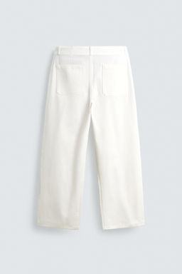 PANTAL?N WIDE FIT PLIEGUES / Crudo - Zara фото 8