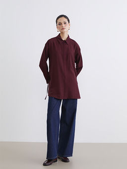 Ba?lama Detayl? Kad?n G?mlek Tunik