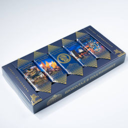 Шоколадные конфеты ТЕМНЫЙ ШОКОЛАД.МОЛОЧНЫЙ ШОКОЛАД.КОНЬЯК "Виды СПб"190г