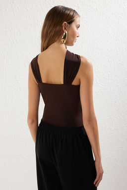 Kahverengi Aksesuar Detayl? C?tc?t? Orme Body TPRSS25BD00002