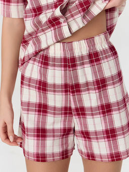 Комплект домашний женский бежевый в клетку - Mark formelle фото 5