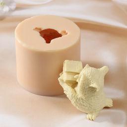 Молд силиконовый «Сова с книгами», 8×7×8.5 см