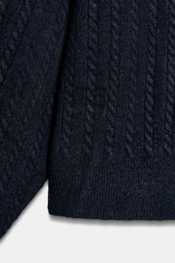 CABLE-KNIT JUMPER - Zara фото 7