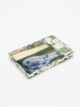 Подарочный набор Цветы, подставка под ложку, лопатка