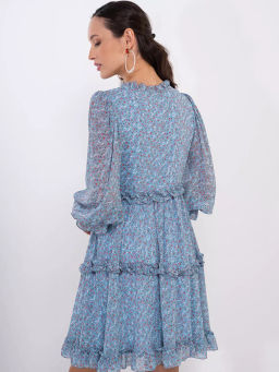 Платье из шифона с рюшами OD-714-2 - Tantino фото 14