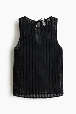 Textured net top - H&m фото 2