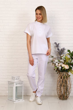 Куртка женская 189 ТС. Цвет: белый - Стильб фото 4