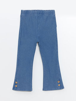 Beli Lastikli K?z Bebek Tayt Pantolon