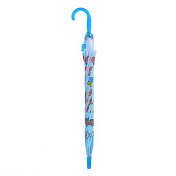 Зонт детский "Милая капибара" (цвет синий) (48,5см.)